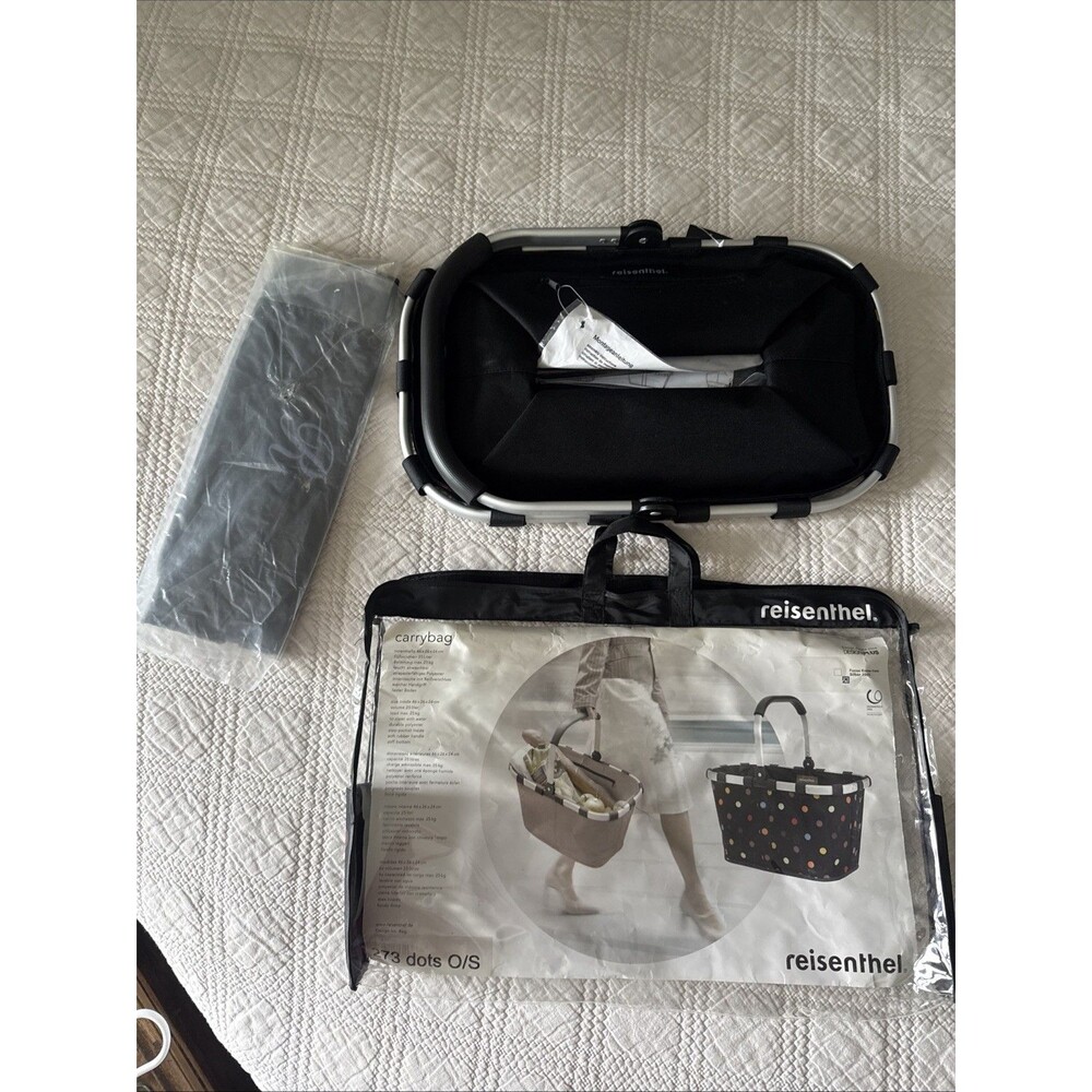 Reisenthel Carrybag Sturdy Shopping Basket Tote Bag NWT - Picture 3 of 5